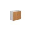 Wooden Office Cupboards with White Sides and Top beech (5977265209515)