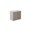 Wooden Office Cupboards with White Sides and Top grey oak (5977265209515)