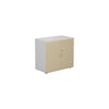 Wooden Office Cupboards with White Sides and Top maple (5977265209515)