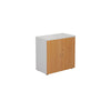 Wooden Office Cupboards with White Sides and Top beech (5977265209515)