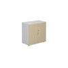 Wooden Office Cupboards with White Sides and Top maple (5977265209515)