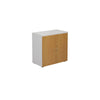 Wooden Office Cupboards with White Sides and Top (5977265209515)