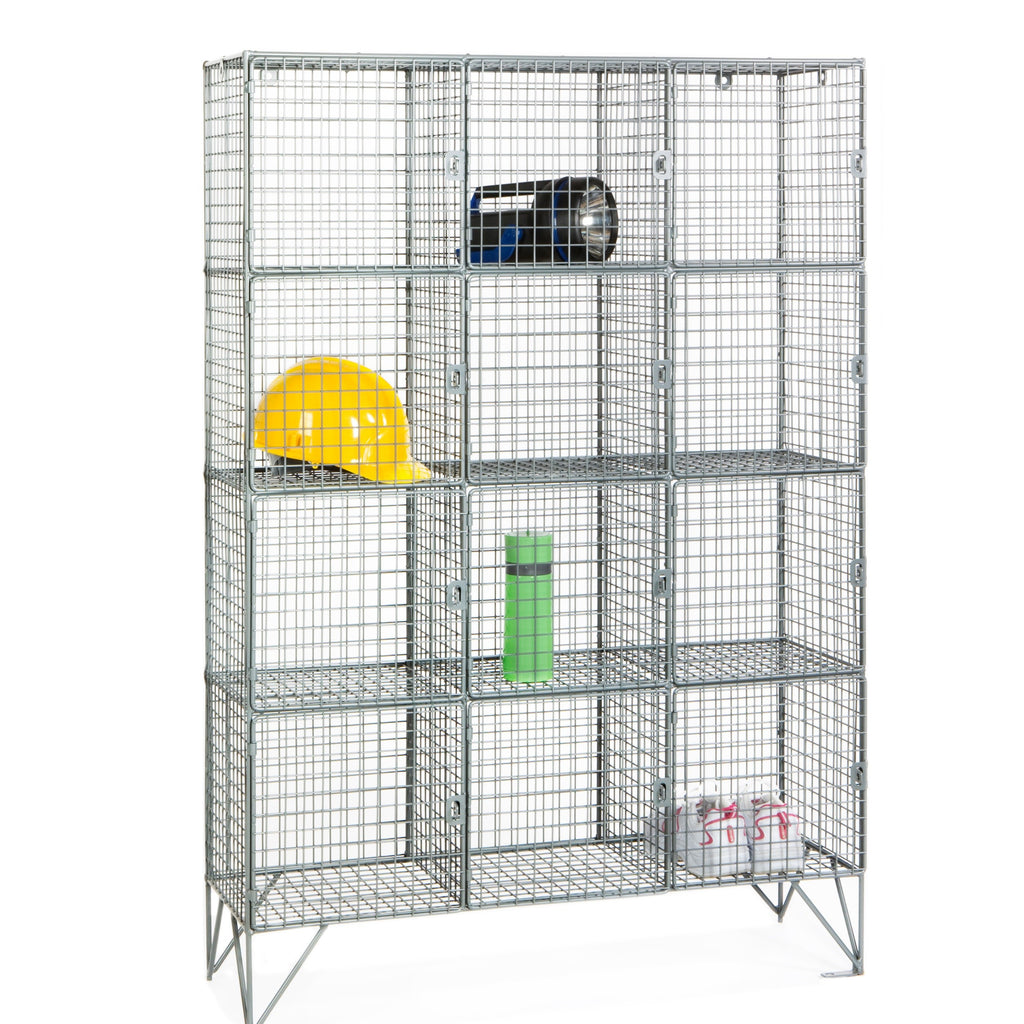 6 Door Wire Mesh Lockers (6143337922731)