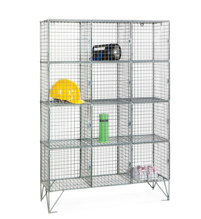 6 Door Wire Mesh Lockers (6143337922731)