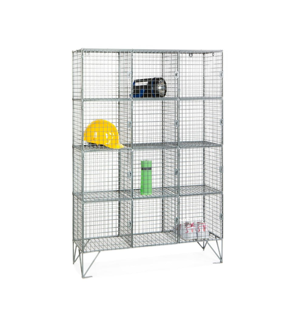 4 Door Wire Mesh Lockers (6143337889963)