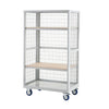 XW169060PLXX Open Front Cage Trolley with Plywood Shelves (4482658304035)