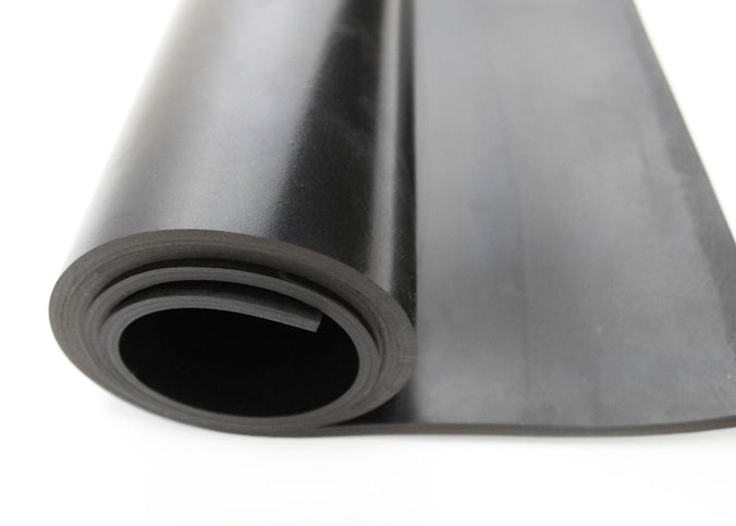 Black Shotblast Rubber Sheet Rolls (SBR) 3mm to 12mm