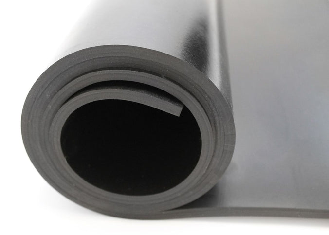 Black Shotblast Rubber Sheet Rolls (SBR) 3mm to 12mm