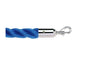 Flat Topped Rope Barrier Kits - 2 Stanchions and 1 Rope blue (6561714929835)