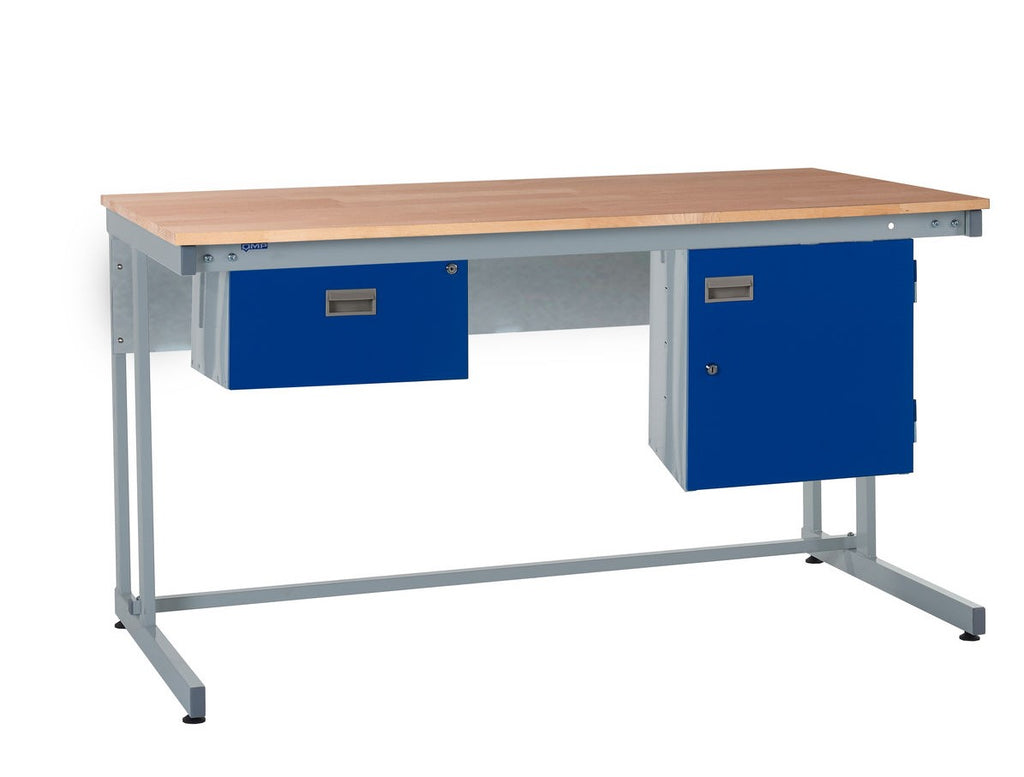 Cantilever Workbench and Accessories Kit A - Wood Worktop  (4458825056291)