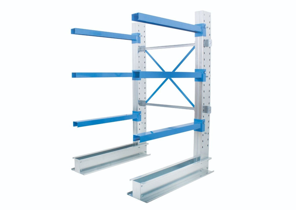 Single Sided Heavy Duty Cantilever Racking 1000 wide deep (4810500702243)
