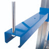 Double Sided Heavy Duty Cantilever Racking close up of arm end pin (4810500669475)