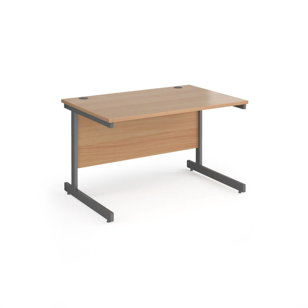 Eco Rectangular Office Desks 800mm Deep beech (6097101062315)