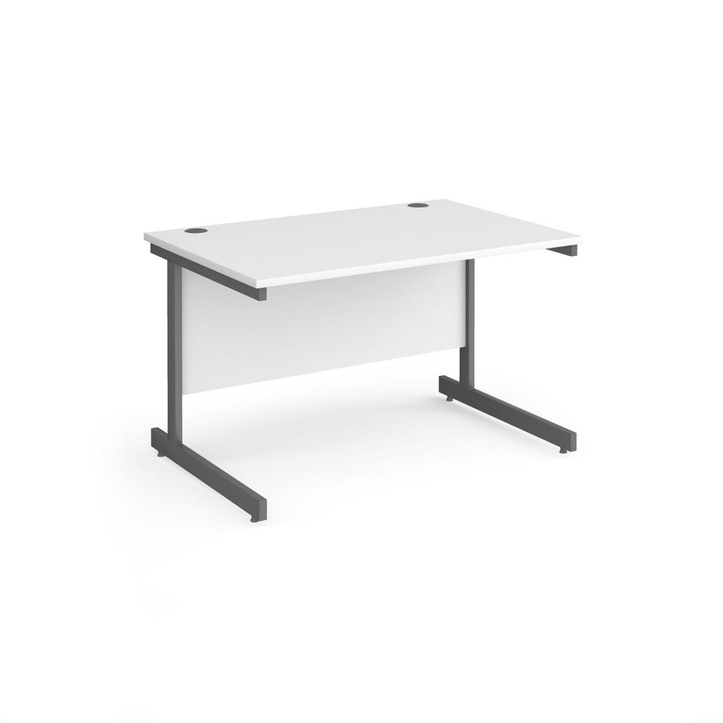 Eco Rectangular Office Desks 800mm Deep white (6097101062315)