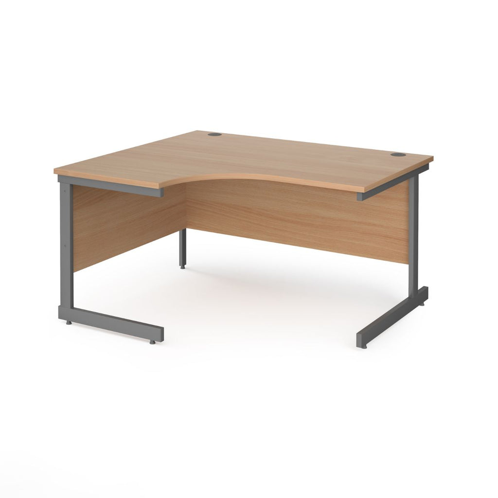 Eco Left Hand Curved Office Desks beech (6097181081771)