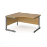 Eco Left Hand Curved Office Desks oak (6097181081771)