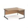 Eco Right Hand Curved Office Desks beech (6097181016235)