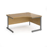 Eco Right Hand Curved Office Desks oak (6097181016235)