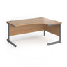 Eco Right Hand Curved Office Desks beech (6097181016235)