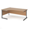 Eco Left Hand Curved Office Desks beech (6097181081771)