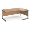 Eco Right Hand Curved Office Desks beech (6097181016235)