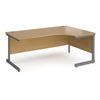 Eco Right Hand Curved Office Desks oak (6097181016235)
