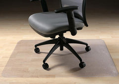 Recycled PET Office Chair Mats (Straight Edge) - Hard Floors