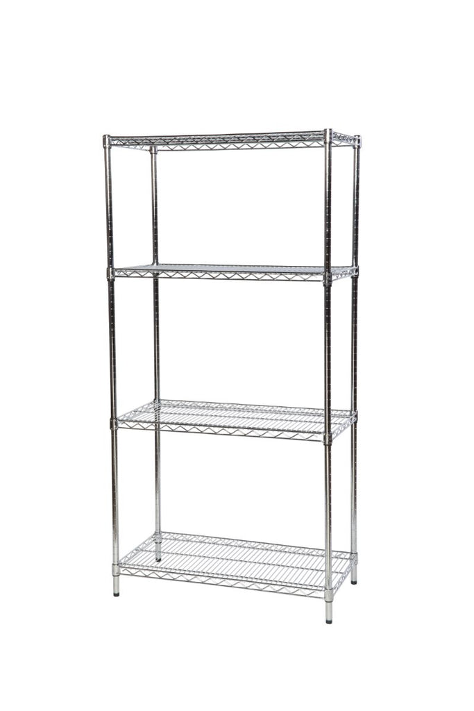 Chrome shop wire shelf