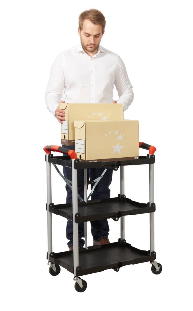 Proplaz Folding Shelf Trolley - 75kg Load (4802953183267)