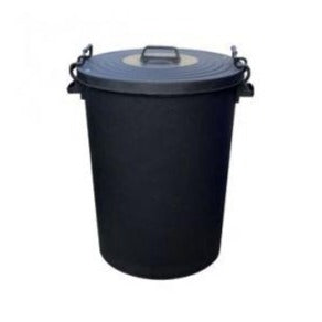 Black Plastic Clip-Top Bins 110 litre (6143172378795)