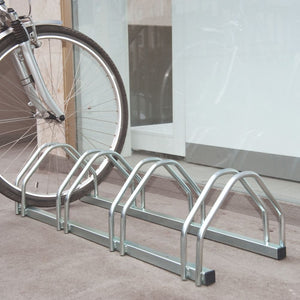 Compact Outdoor Cycle Parking Racks - 3 to 5 Bicycles