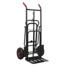 Heavy-Duty 3 Position Sack Truck with Pneumatic Tyres - 300kg Capacity