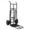 Heavy-Duty 3 Position Sack Truck with Pneumatic Tyres - 300kg Capacity