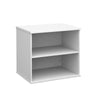 Deluxe Desk Height Bookcase white (6097101291691)
