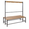 double changing room bench with hooks (4485757337635)