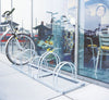 double sided outdoor cycle storage rack in use (4570300874787)