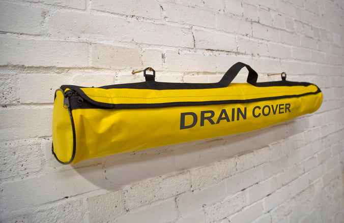 Drain spill cover on wall (4449943978019)