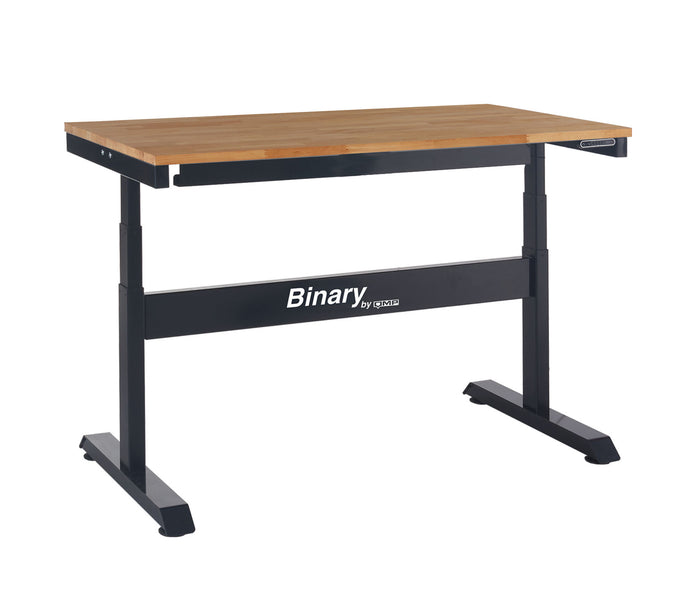 Electric height adjustable workbench - wood worktop (4453380390947)