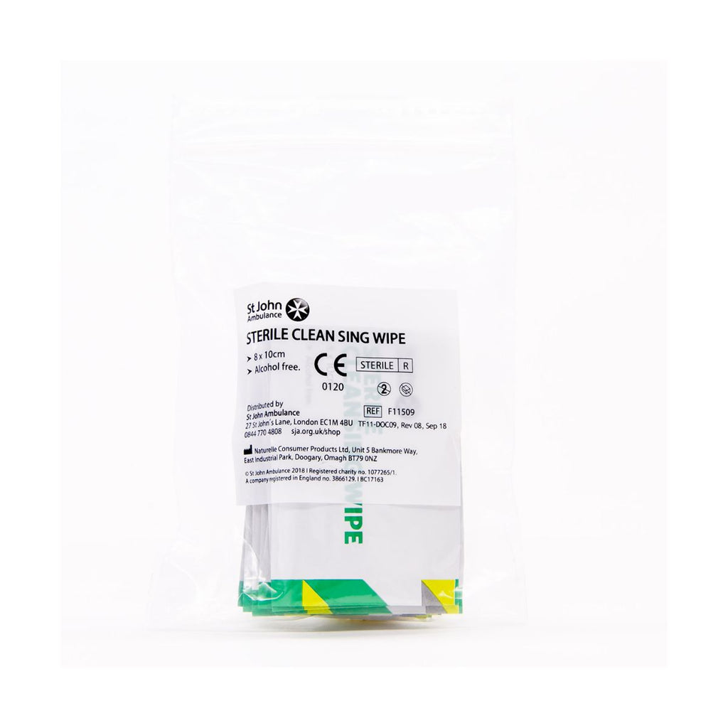 First Aid Sterile Cleansing Wipes (6078368612523)