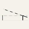 Counterweight Car Park Access Barrier with Fixed Support Post (4604962865187)