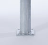 Galvanised Steel Bollard 750mm (Flanged) 48mm to 76mm Diameter (4365598195747)