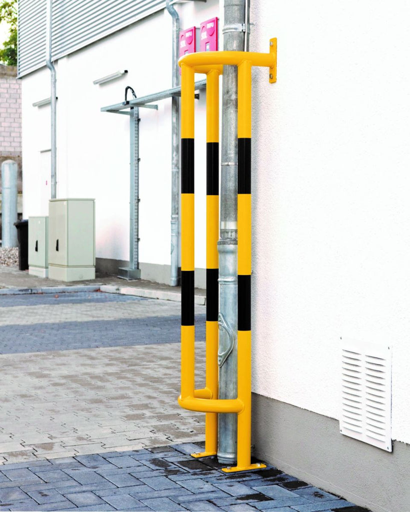 Pipe Riser Protection Floor Mounted Vertical Pipe Protection Barriers