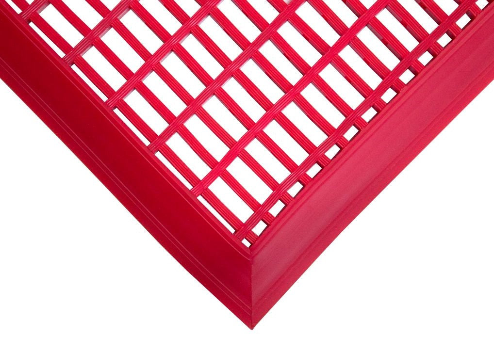 red poolside matting swatch
