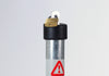 Stainless Steel Folding Parking Post - Padlocked (4361400909859)