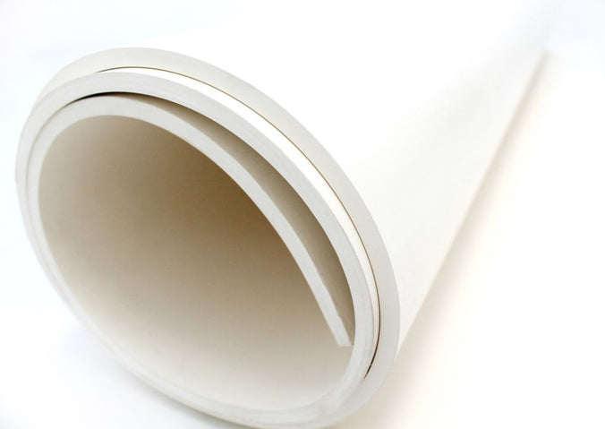 Food Grade White Rubber Sheet Rolls 1.5mm to 6mm
