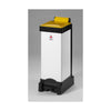 Fire Resistant 25L Freestanding Plastic Sackholder yellow (6211893330091)
