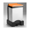Fire Resistant 45L Freestanding Plastic Sackholder orange (6211893428395)