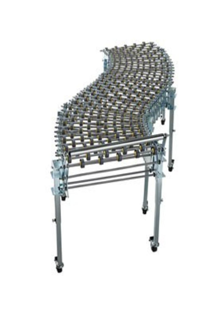 Heavy-Duty Flexible Outfeed Gravity-Fed Packing Conveyor (6196175962283)
