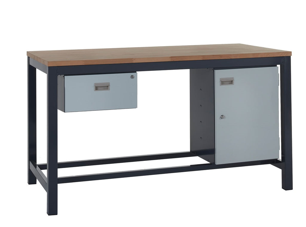 Heavy Duty Workbench and Accessories Kit A - Wood Worktop (4455353286691)