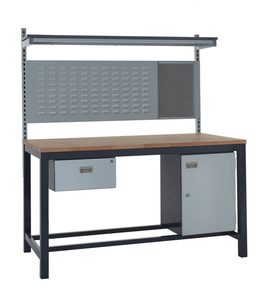 Heavy Duty Workbench and Accessories Kit C - Wood Worktop (4455353417763)